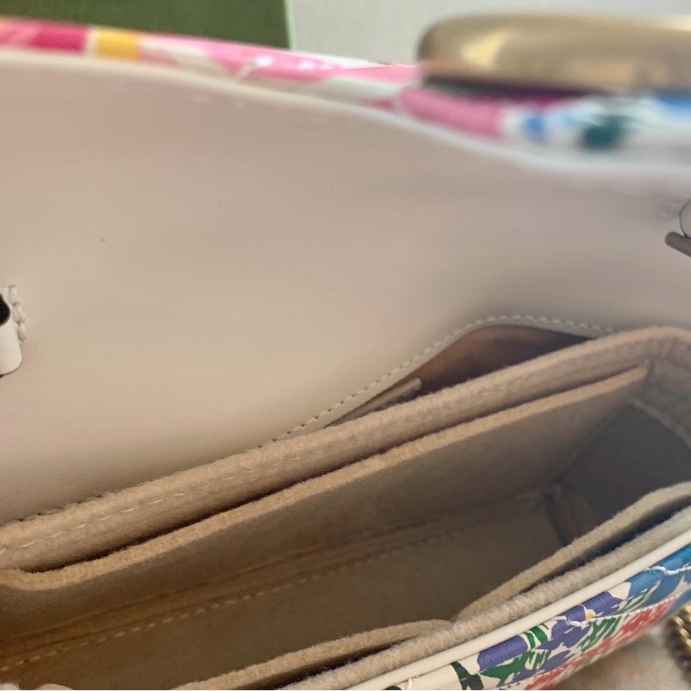 🌼 GUCCI Ken Scott GG Marmont Super Mini Bag in Floral Print Limited Edition - Picture 5 of 16